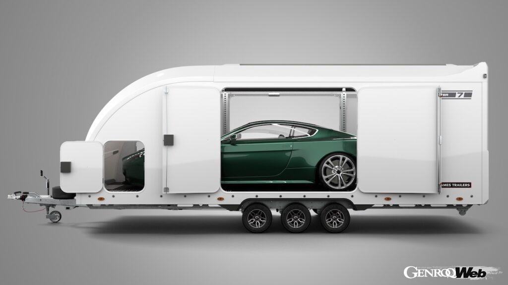 「最新軽量密閉型トレーラー「レース トランスポーター7」は重量級EVや高級SUVに対応【動画】」の2枚目の画像
