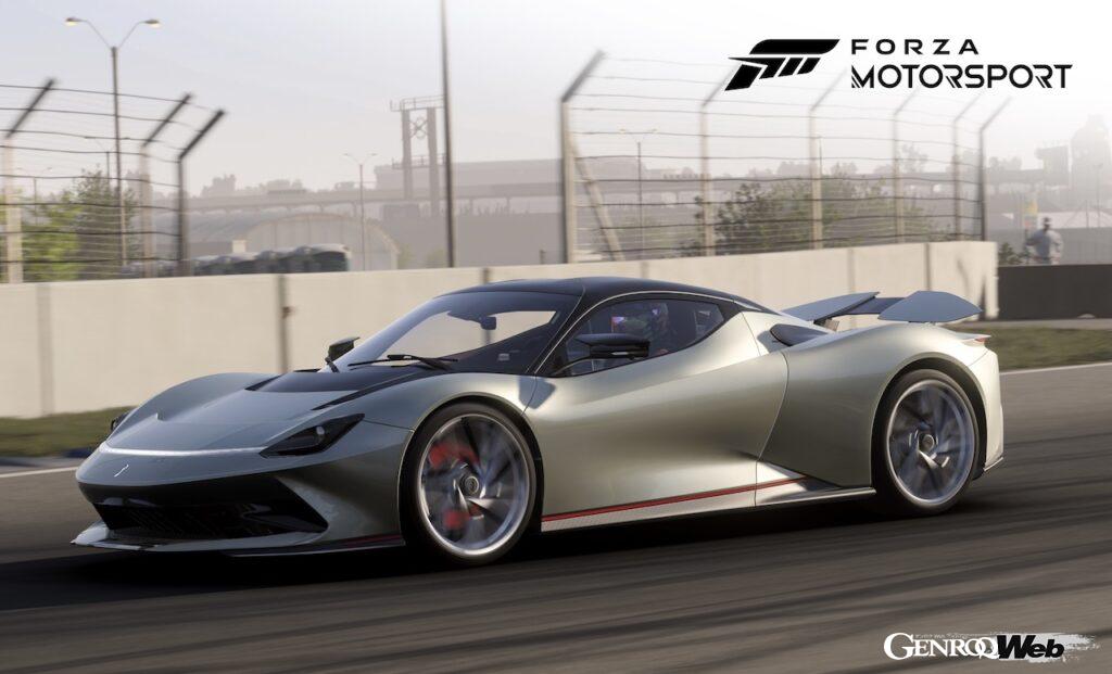 人気ゲーム『Forza Motorsport』に追加コンテンツとして登場した、フル電動ハイパーGT「ピニンファリーナ バッティスタ」。