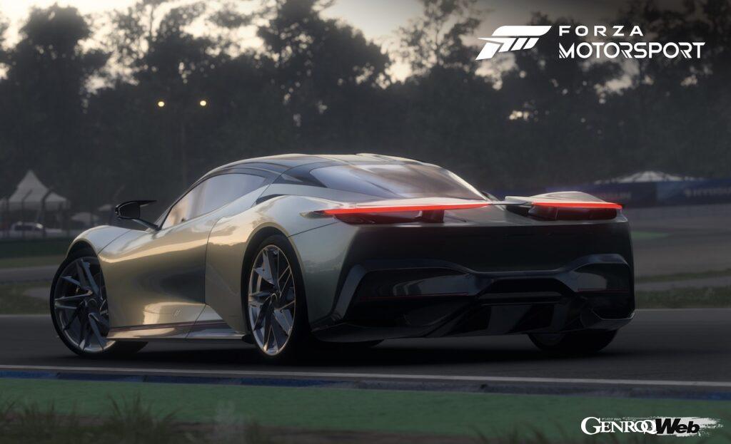 『Forza Motorsport』は、標準のボディカラーに加えて、ゲーム内で自由にボディカラーを調色することが可能。300種類以上のホイールや専用リバリーなどを楽しむことができる。
