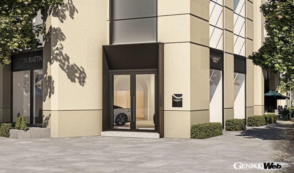 ラグジュアリーホテル「ザ・ペニンシュラ東京」内に、2024年春新規オープンする「Aston Martin Ginza」。