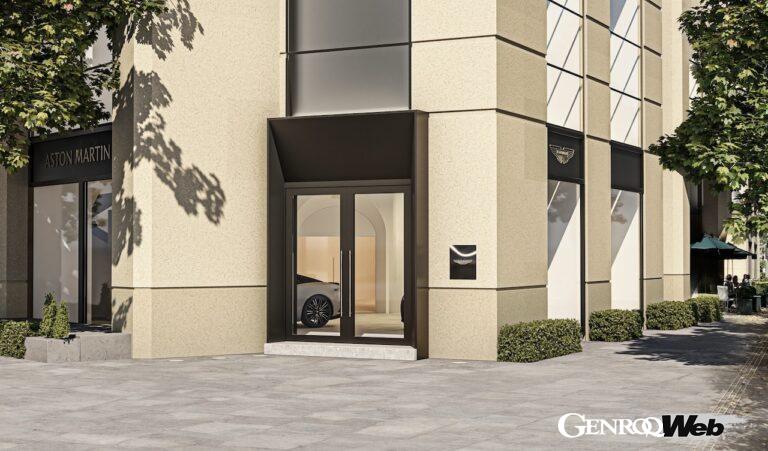 ラグジュアリーホテル「ザ・ペニンシュラ東京」内に、2024年春新規オープンする「Aston Martin Ginza」。