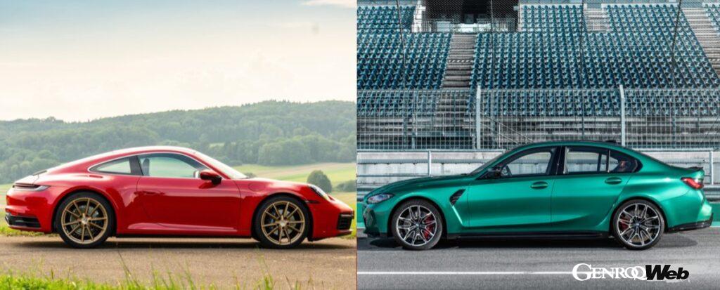 「独スポーツカー対決「ポルシェ 911」と「BMW M4」を最も素のグレードで比較する」の11枚目の画像