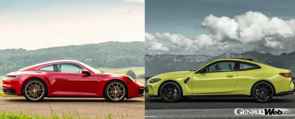 「独スポーツカー対決「ポルシェ 911」と「BMW M4」を最も素のグレードで比較する」の18枚目の画像
