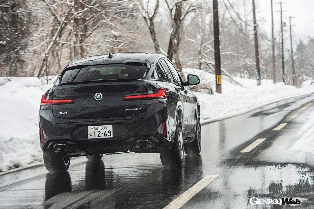 「BMWらしいドライブフィールが堪能できる承認ウインタータイヤの実力を「BMW X4」で雪道を走って確かめた」の8枚目の画像