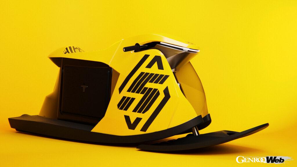 「新型「ルノー 5」を彷彿させるカラーを纏った電動コラボモビリティ「電動BMX」「電動スノーモービル」が熱い」の10枚目の画像