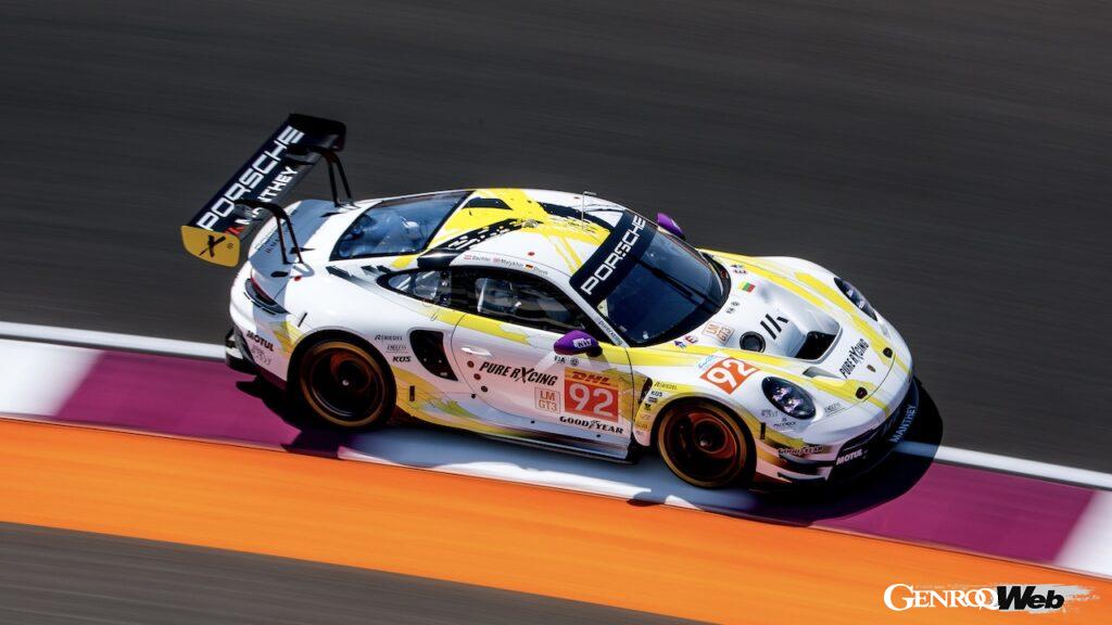 2024年シーズンからWECに導入されたGT3で戦われる「LMGT3クラス」は、マンタイ・ピュアレクシングのポルシェ 911 GT3 R LMGT3 92号車が勝利を飾った。