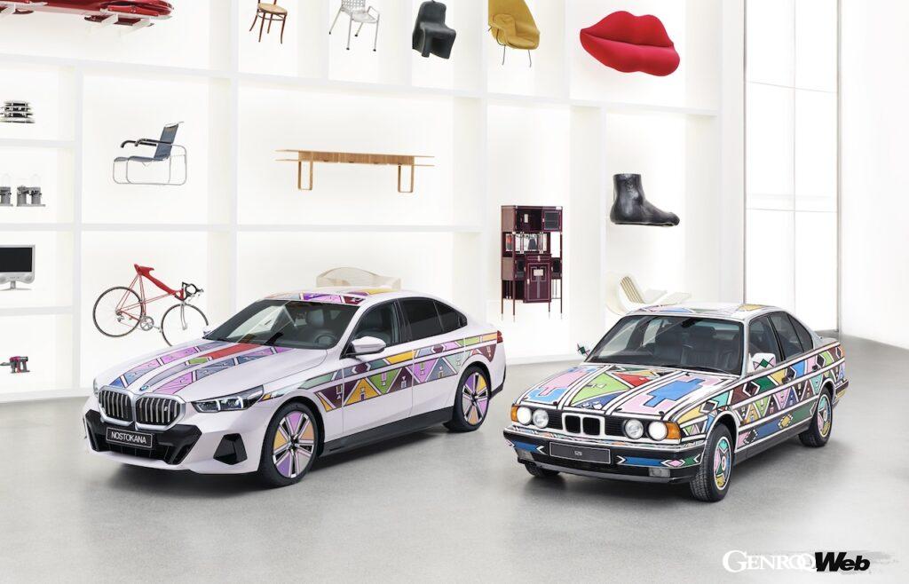 「BMWがボディカラーがデジタルに変化する「i5 フロウ ノストカーナ」を公開「1991年のアートカーをオマージュ」【動画】」の6枚目の画像