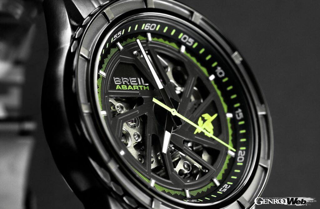 「500eのコラボ腕時計「ブレイル アバルト 500e ウォッチ」はアシッドグリーンがそれっぽい「限定999本」」の6枚目の画像