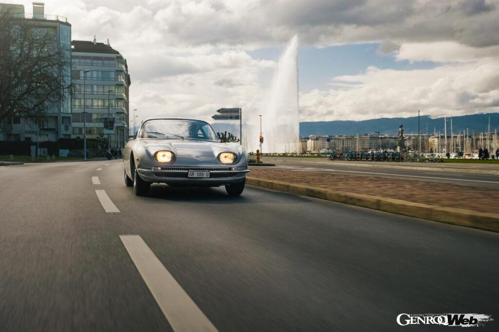 「現存する最古のランボルギーニ市販モデル「350 GT」がレストアを終えてオーナーの待つジュネーブに帰還」の1枚目の画像