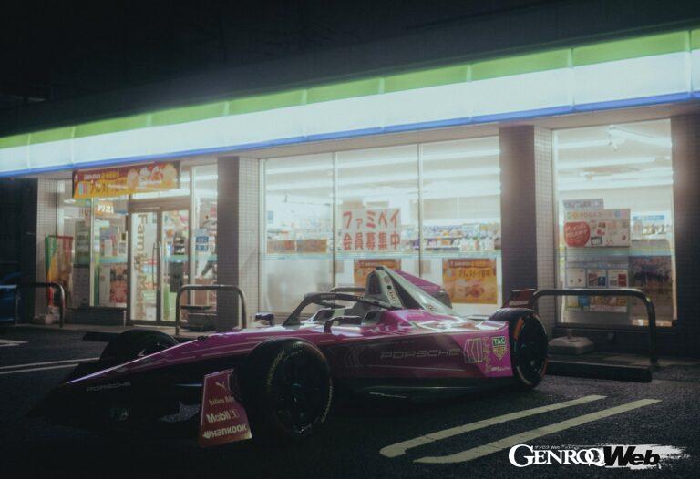「東京E-Prix」にスペシャルカラーを纏って出走する「99X エレクトリック」。