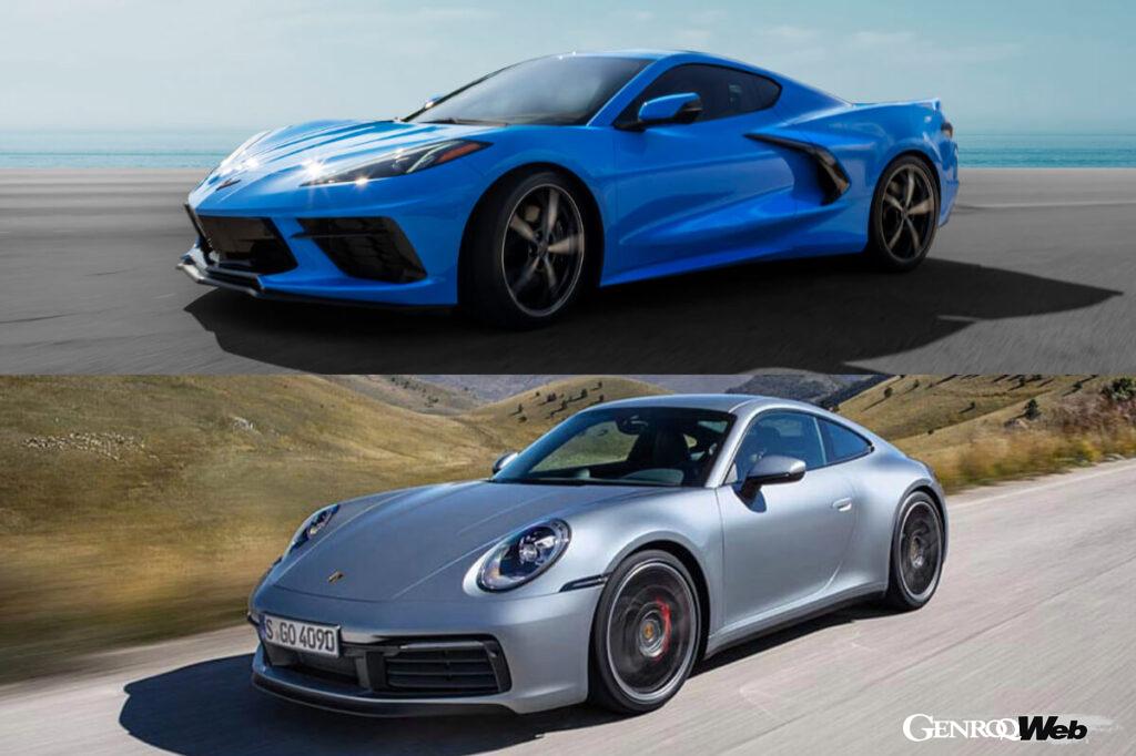 「米独伝統のスポーツカー「シボレー コルベット」と「ポルシェ 911」を”素”のグレードで比較」の9枚目の画像