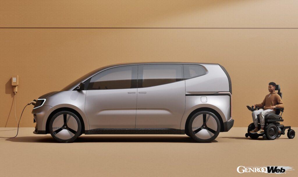 「車いすユーザーが求めるフル電動福祉車両「eヴィータ コンセプト」がデビュー「イアン・カラムがデザイン」【動画】」の1枚目の画像