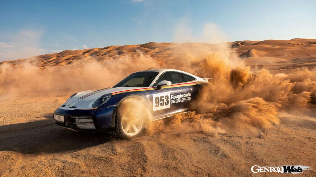 「F1参戦の期待がかかるアムナ・アル・クバイシが故郷UAEの砂漠を「ポルシェ 911 ダカール」で疾走【動画】」の5枚目の画像