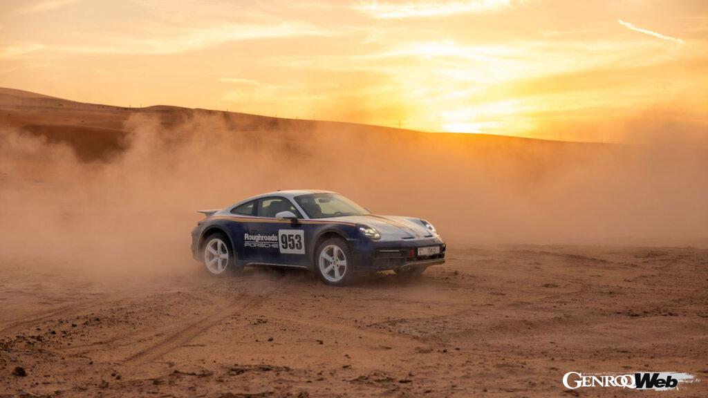 「F1参戦の期待がかかるアムナ・アル・クバイシが故郷UAEの砂漠を「ポルシェ 911 ダカール」で疾走【動画】」の6枚目の画像