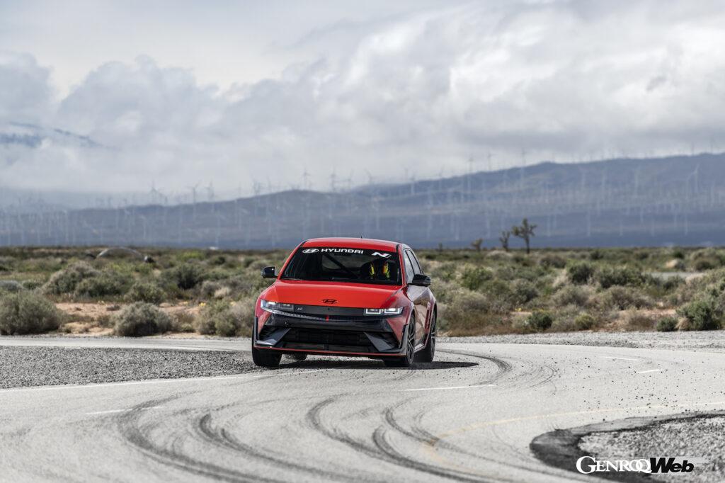 「ハイパフォーマンスEV「ヒョンデ アイオニック 5 N」がパイクスピークに挑戦「目標は市販電動SUV／クロスオーバークラスの記録更新」」の8枚目の画像