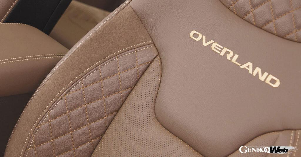 「特別仕様車「ジープ コマンダー オーバーランド」が200台限定デビュー「スウェード素材を使ったインテリア」」の10枚目の画像