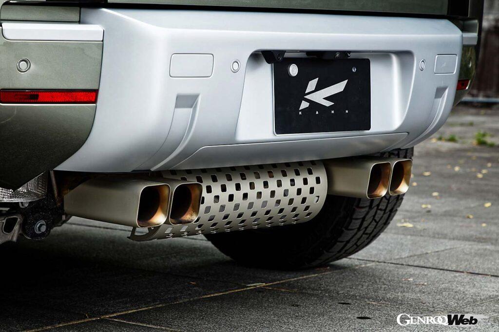 「英国車の気品を引き立てるカーンデザインのホイールを装着した「ランドローバー ディフェンダー90」」の4枚目の画像