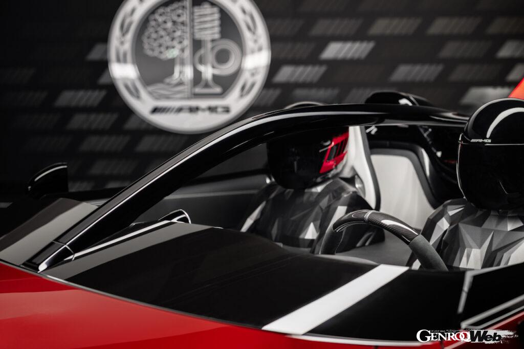 2025年に市販化を予定している「コンセプト メルセデス AMG ピュアスピード」のエクステリア。