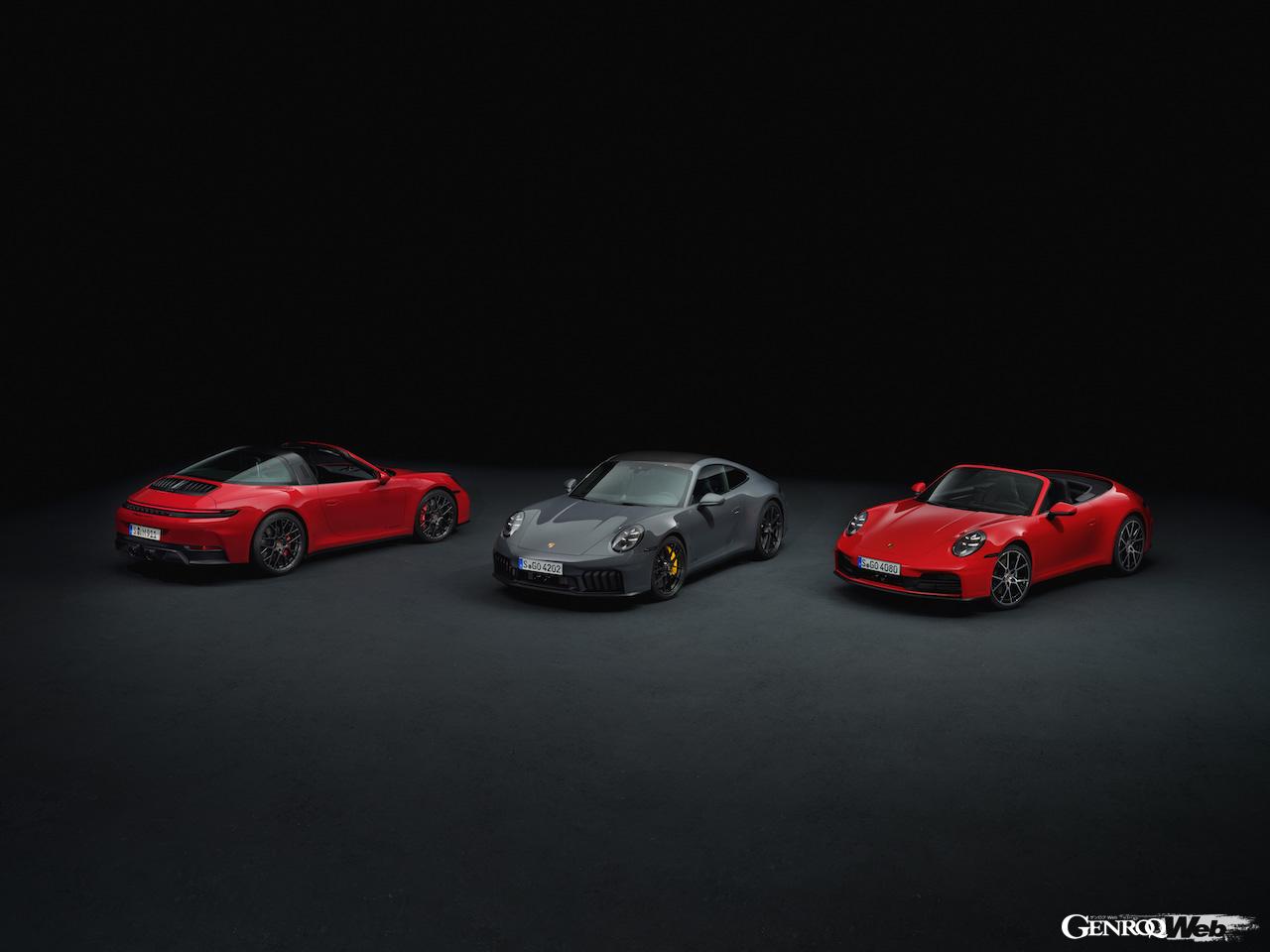 「新開発「T-ハイブリッド」を搭載した「ポルシェ 911 GTS」がデビュー「最高出力システム541PS」【動画】」の30枚めの画像