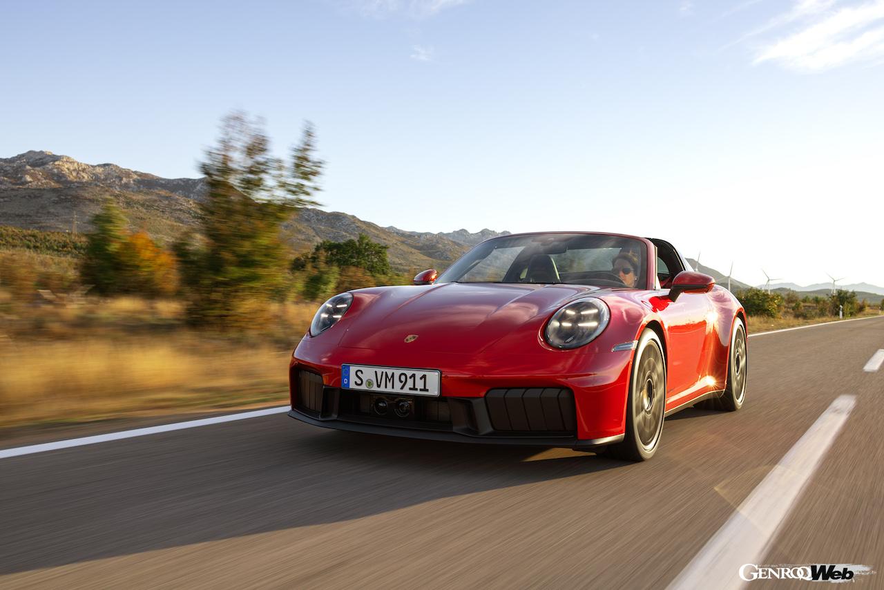 「新開発「T-ハイブリッド」を搭載した「ポルシェ 911 GTS」がデビュー「最高出力システム541PS」【動画】」の6枚めの画像