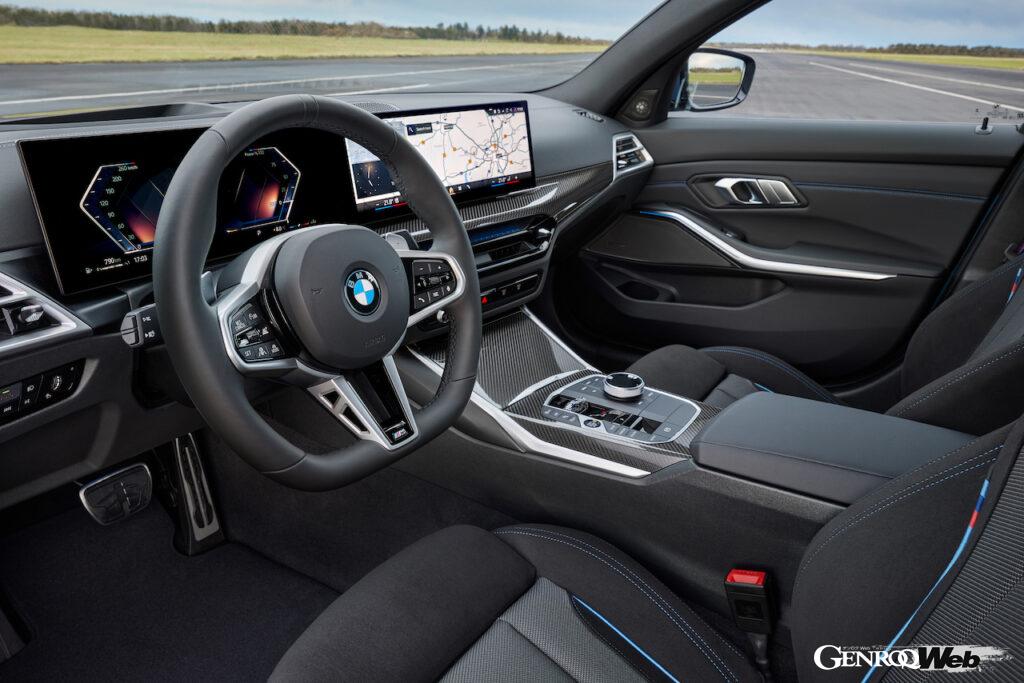 新型「BMW 3シリーズ セダン」のインテリア。