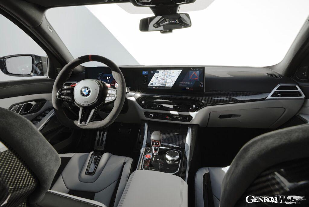 「BMW M3 ツーリング」改良新型のインテリア。