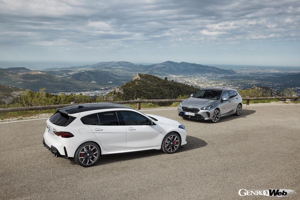 2024年10月から欧州で販売スタートする、新型「BMW 1シリーズ」のエクステリア。