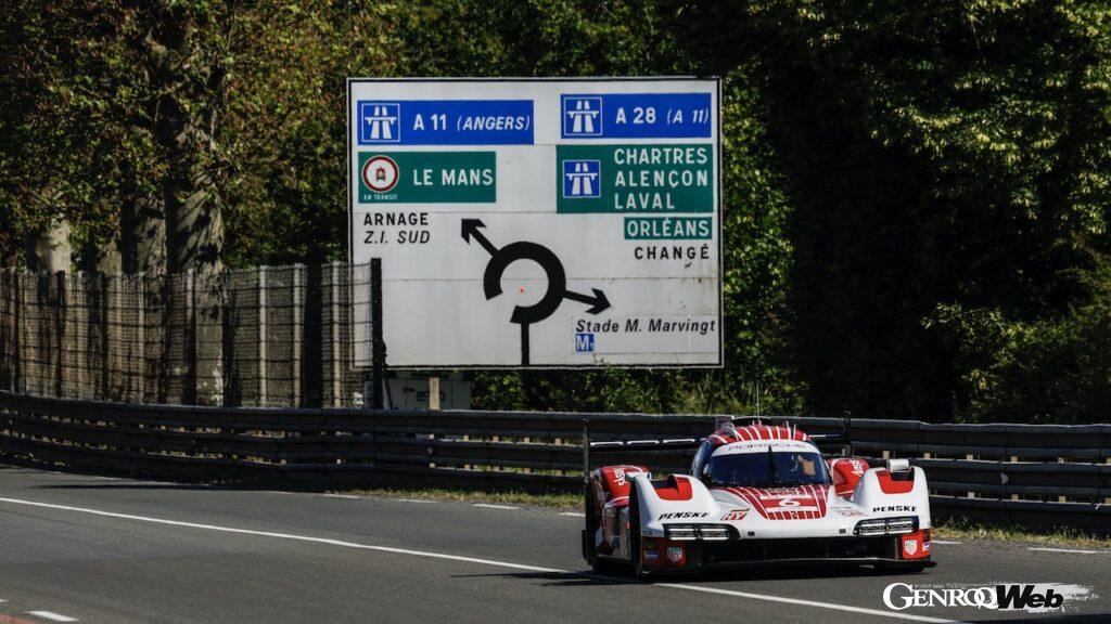 「ル・マン24時間レースでシーズン3勝目を狙うポルシェが公式テストデイでトップ2のタイムをマーク」の2枚目の画像