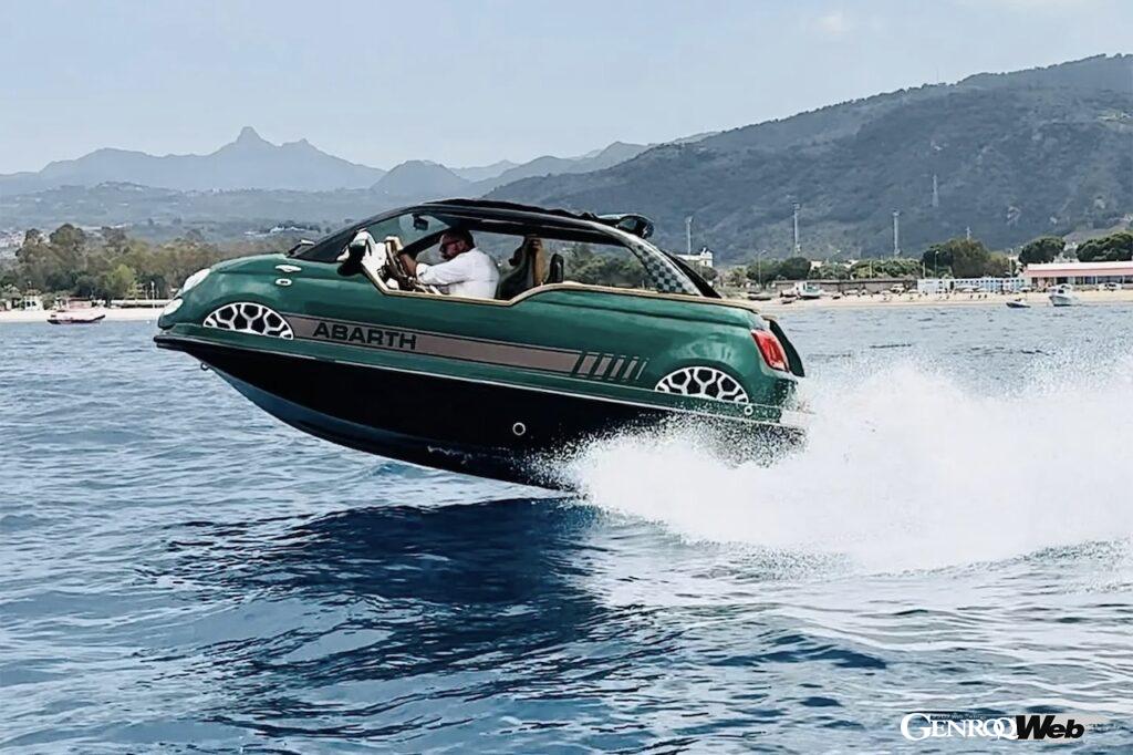 「水上ボート版「アバルト 500」が大海原を疾走？ 「アバルト オフショア」は限定500台販売【動画】」の4枚目の画像