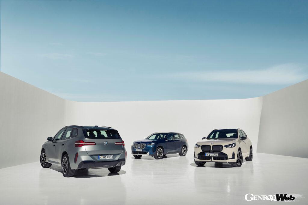 「4代目新型「BMW X3」がワールドプレミア「高効率PHEVをはじめ幅広いパワートレインを展開」」の3枚目の画像