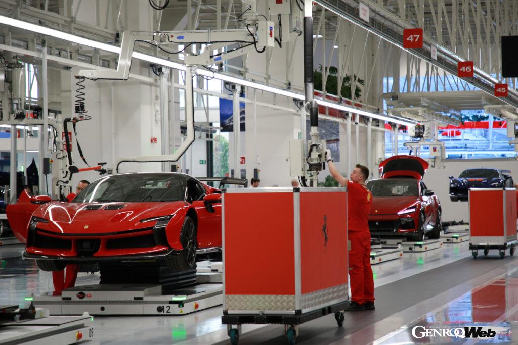 「フェラーリがフル電動車の開発を宣言「本社新施設のe-ビルディング落成式で明かに」」の9枚目の画像