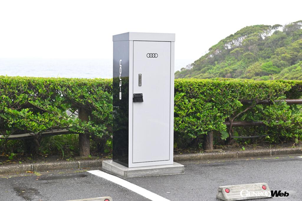 「アウディが自社開発のEV充電器用「耐塩害ボックス」を屋久島「THE HOTEL YAKUSHIMA」に導入」の5枚目の画像