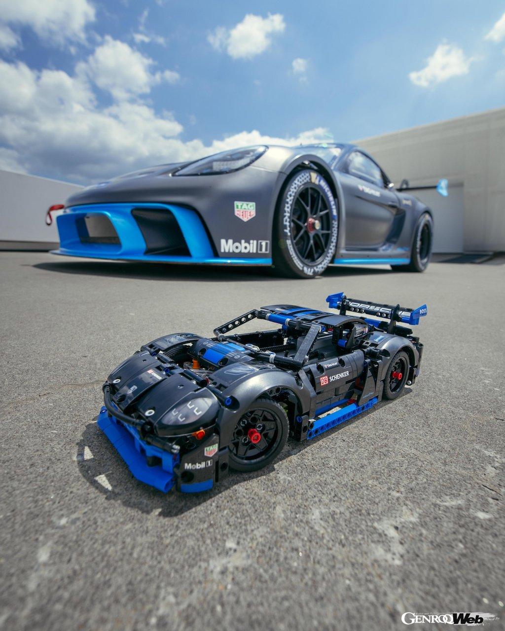 「精巧なメカニズムの「レゴ テクニック ポルシェ GT4 eパフォーマンス」が登場「ラジコンとして走行も」」の9枚めの画像