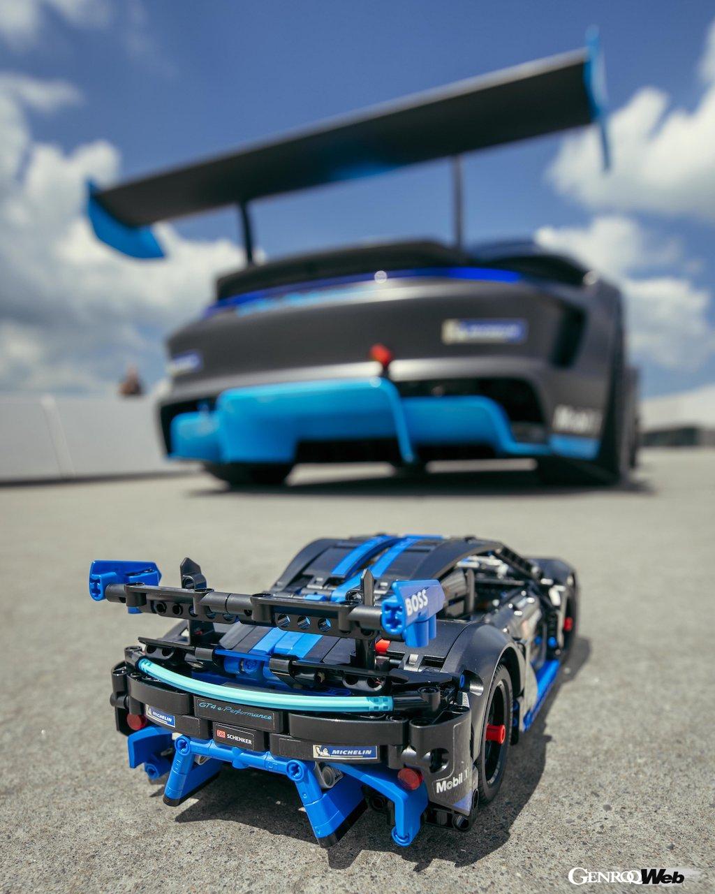 「精巧なメカニズムの「レゴ テクニック ポルシェ GT4 eパフォーマンス」が登場「ラジコンとして走行も」」の12枚めの画像