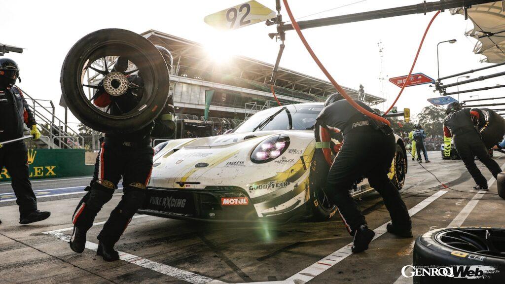 第5戦サンパウロ6時間レースにおいて、LMGT3クラスで勝利を飾ったマンタイ・ピュアレクシングのポルシェ 911 GT3 R LMGT3 92号車。