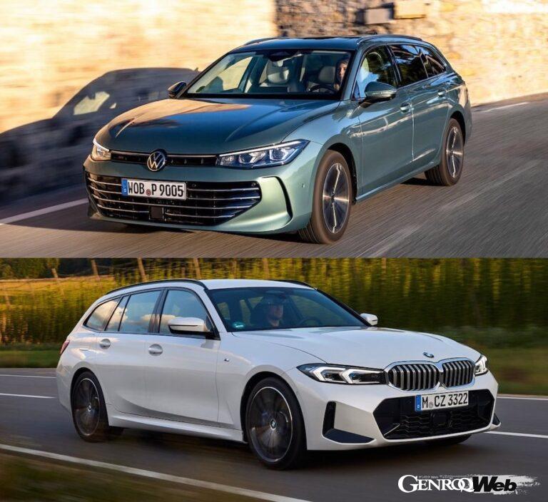 VW パサートとBMW 3シリーズ ツーリング