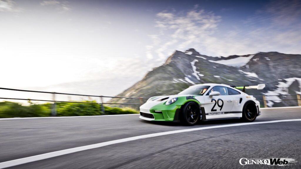 「911 GT3 RS “ジョー・シフェール”」の走行シーン。