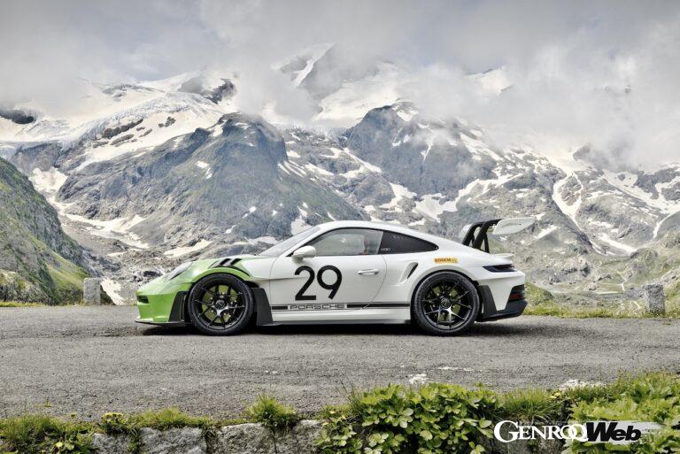 ポルシェ 917の初勝利をマークしたスイス人ドライバー、ジョー・シフェールをオマージュした「911 GT3 RS “ジョー・シフェール”」。