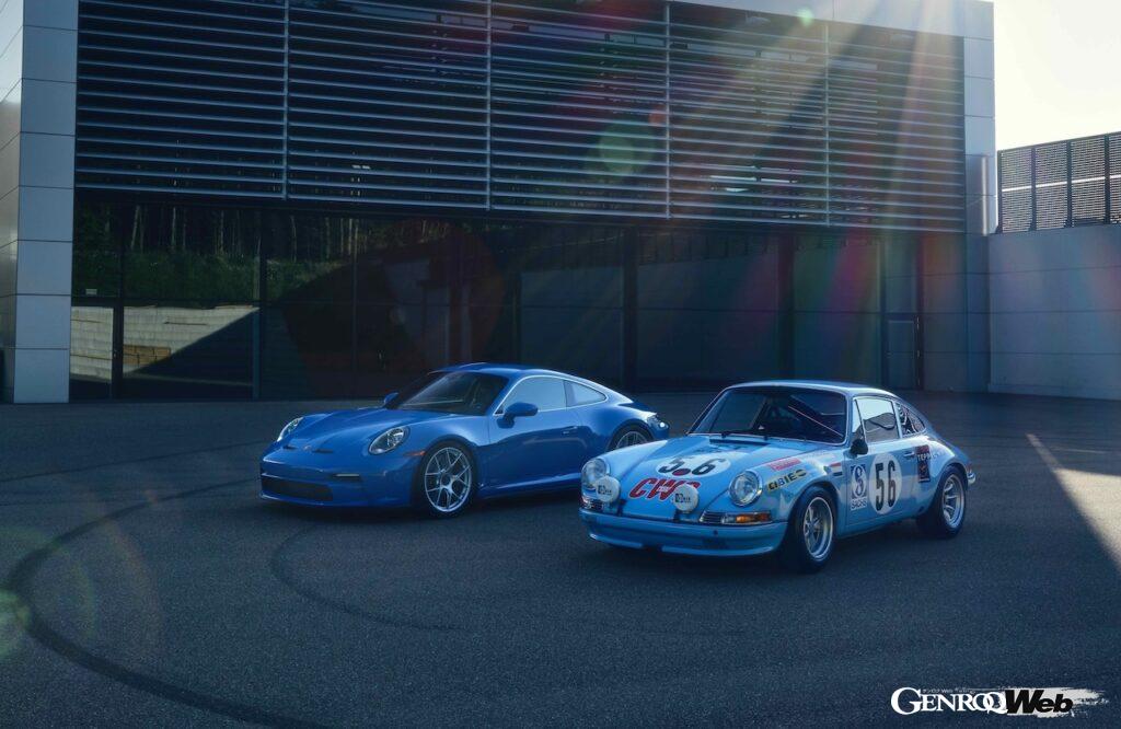 「鮮やかな「ダニ・ブルー」を纏った1台限りの「ポルシェ 911 S/T」が完成「901のエナメルブルーを現代的に」」の8枚目の画像