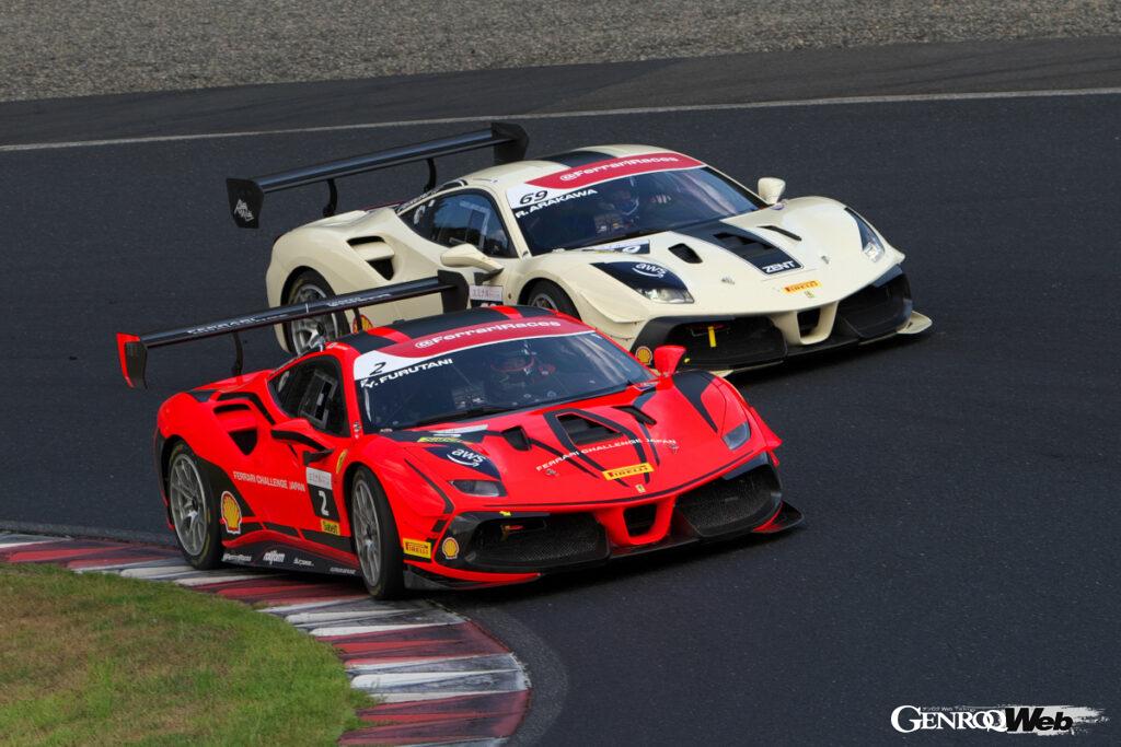 「「488 チャレンジ Evo」ワンメイク最終ラウンドのレース2が岡山国際サーキットで開催【フェラーリ・チャレンジ】【動画】」の1枚目の画像