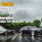 bond Osaka × Rolls-Royce Ghost & Lamborghini Aventador SVJ Roadster