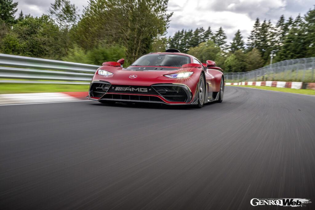 「ハイブリッドハイパーカー「メルセデス AMG ONE」が自車のニュル市販車最速記録を更新する「6分29秒090」をマーク【動画】」の2枚目の画像