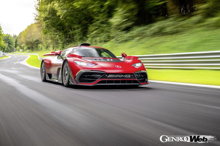 絶好のコンディションのもと、ニュルブルクリンク・ノルドシュライフェに挑んだ「メルセデス AMG ONE」。