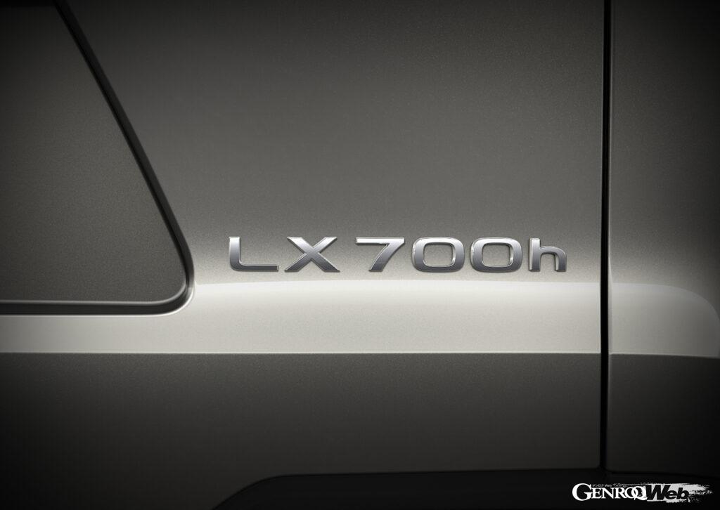 「新開発パラレルハイブリッド搭載モデル「LX700h」が登場「内外装や装備をブラッシュアップ」【動画】」の5枚目の画像