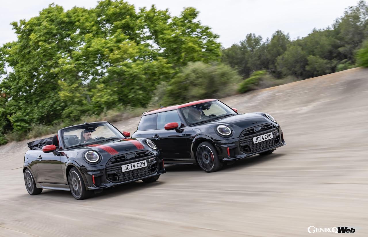 最速MINIの本命”新型「MINI ジョン クーパー ワークス」「MINI JCW コンバーチブル」日本導入開始【動画】 ｜ GENROQ  Web(ゲンロク ウェブ)