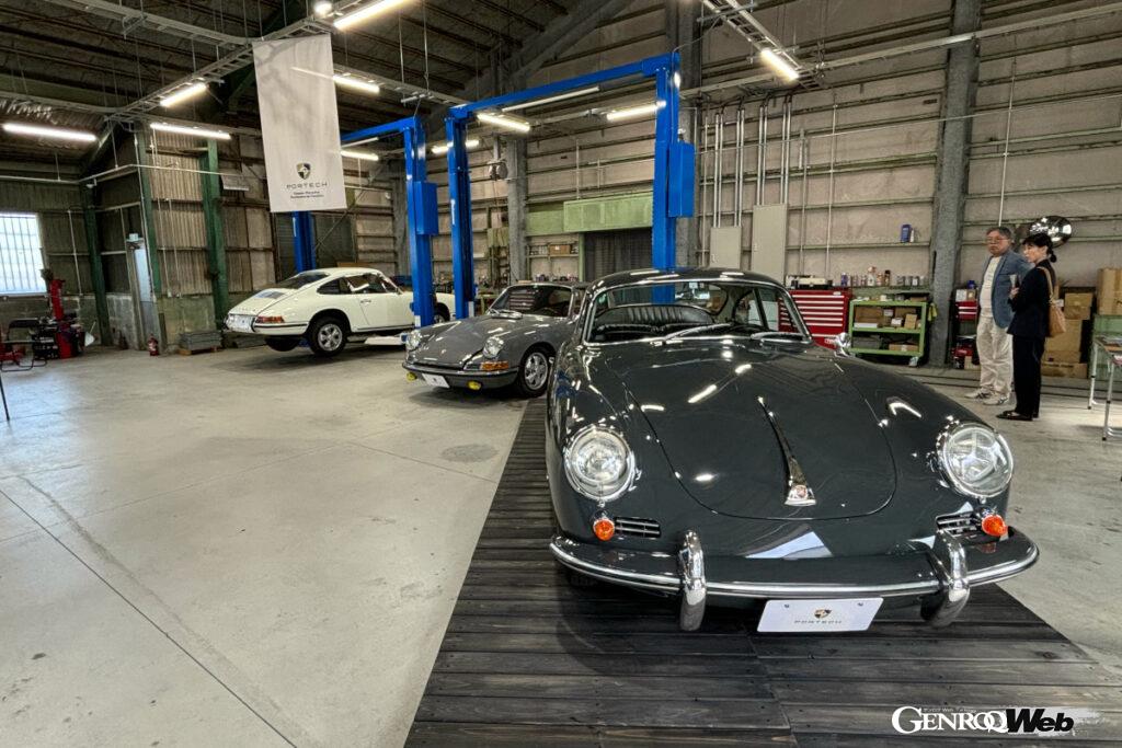 356やナローなど、半世紀以上前のモデルでも大丈夫。この356Cは1964年式のほぼ最終型だ。