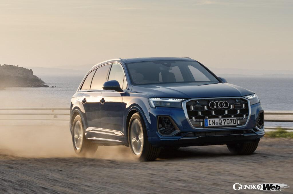 アウディ Q7とSQ7が、2019年以来2度目のフェイスリフトを実施、日本での販売をスタートした。