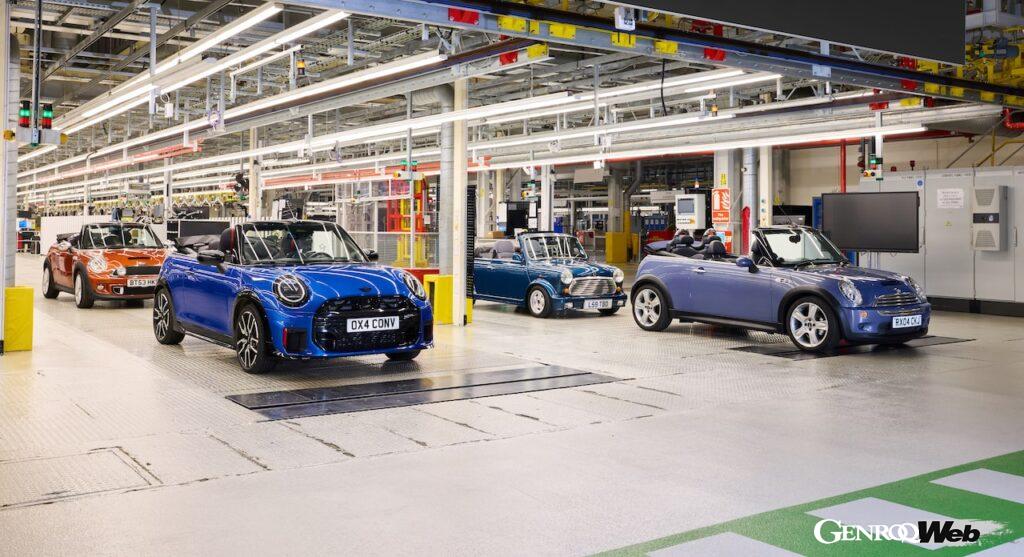 「9年ぶりに英国オックスフォード工場製となる新型「MINI クーパー コンバーチブル」が生産開始」の3枚目の画像