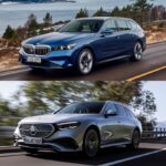 BMW 5シリーズ ツーリングとメルセデスベンツ Eクラス・ステーションワゴン