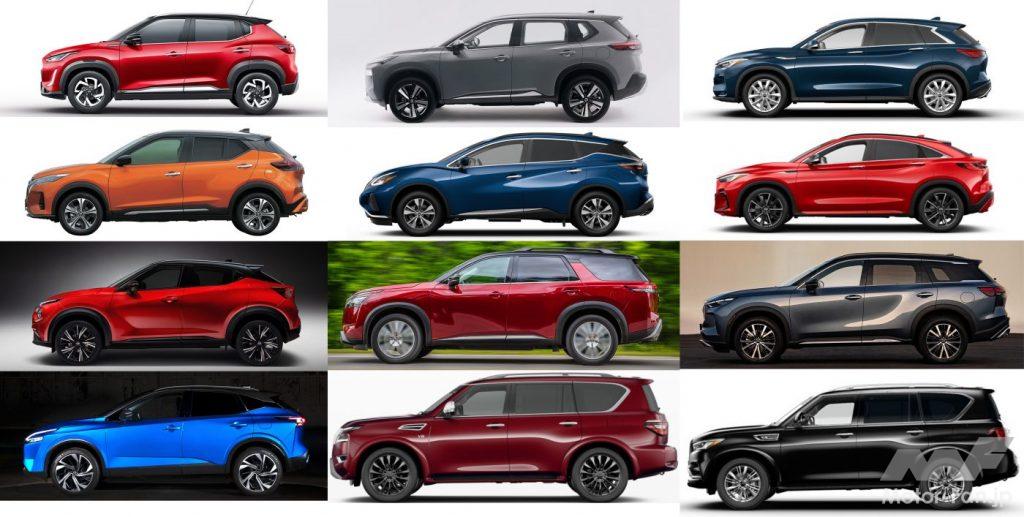 「日産SUV全14モデル マグナイト、キックス、エクストレイルから全長5.3m超のパトロールまで多彩な顔ぶれ」の4枚目の画像